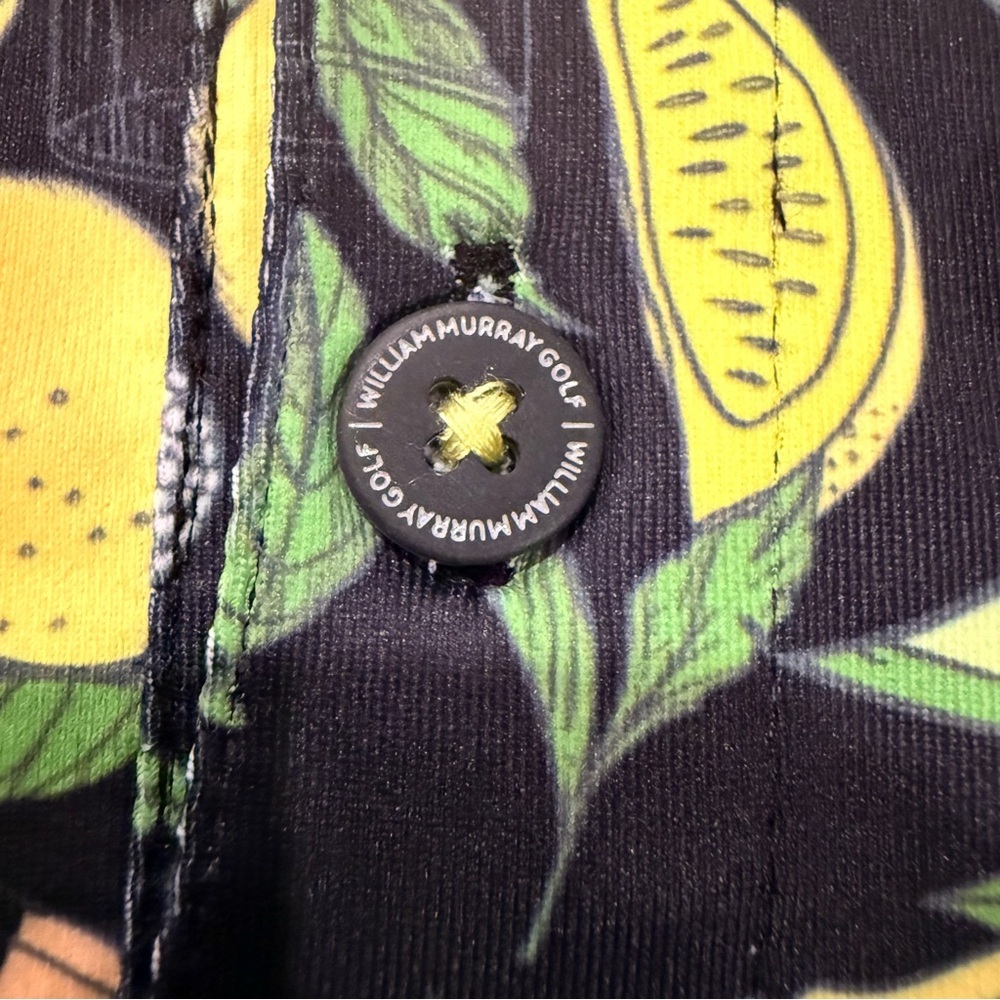 William Murray Golf Lemon Print Men's Shirt - Picture 15 of 15